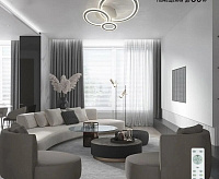 Люстра светодиодная "TRIPLEX ROUND" 108W 3R-APP-713/492128-WHITE/WHITE-220V-IP20