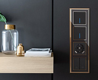 Веркель Розетка Ethernet RJ-45 (черный матовый) WL08-RJ-45/W1181008