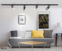 Трековый светильник Avantag 6W 4200К черный матовый/хром LTB27 сн/пр Трековый светильник Avantag 6W 4200К черный матовый/хром LTB27 сн/пр