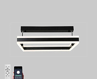 Люстра светодиодная "STELLA" 100W S-APP-500x500x1200-BLACK/WHITE-220-IP20