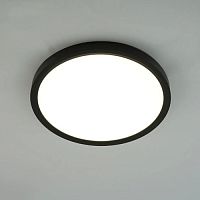 Накладной светильник "ROUND" 28W R-300x25-BLACK/WHITE-220-IP44 4000K