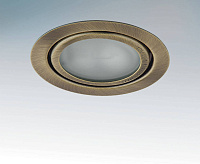 Светильник встраиваемый 003201 MOBI INC G4 БРОНЗА ЗЕЛЕНАЯ МАТОВЫЙ