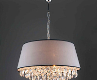 Люстра металл 10092/5 хром/прозрачный хрусталь