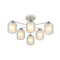 Люстра 07625/6 WHITE+CHROME
