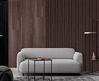 Панели 3D RAIL EAST из вспененного полистирола Галс 2700х120х12 мм Дуб рустикальный