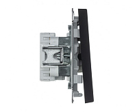 ArtGallery Переключатель 1-кл&nbsp;&nbsp;карбон GAL001061