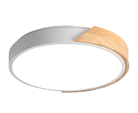 Накладной светильник PPB Scandic-R 36w 4000K WH/W IP20 с деревянной планкой