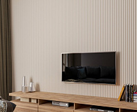 Панель МДФ 3D Breeze BR02 Кремовая 2750*160*9мм