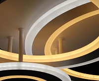 Люстра светодиодная "TRIPLEX ROUND" 108W R-700/600-WHITE/WHITE-220V-IP44