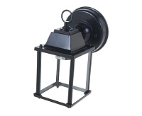 Светильник садово-парковый  60W 230V E27 черный на стену вниз PL200