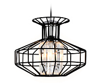 Подвесной светильник TR5850 BK/CL черный/прозрачный E27 max 40W