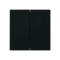 Мия Переключатель 2кл, черный бархат, RSW10-3107-05