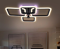 Люстра светодиодная FA531/2+2&nbsp;&nbsp;BK 105W черный&nbsp;&nbsp;сн/пр