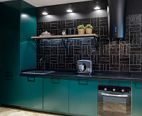 Спот - 20083/1 черный/хром