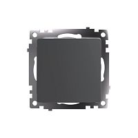 Катрин Переключатель 1-кл графит GLS10-7105-06
