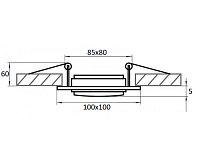 Светильник встраиваемый 011611 SINGO X1 MR16 БЕЛЫЙ