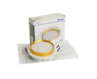 Светильник встраиваемый GX53 DL507 15W белый/золото, круг