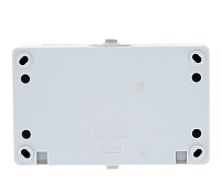 Розетка EKF EVR16-129-10-540 16А 2-местна с заземлением с крышкой 