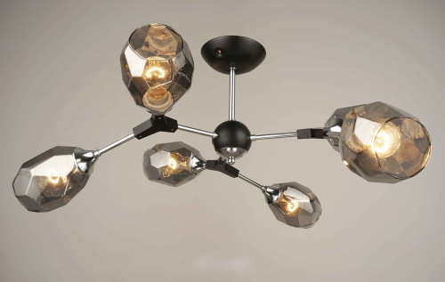 Люстра 4209/6 BK+CH Люстра 4209/6 BK+CH