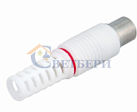 РАЗЪЕМ штекер TV без пайки (белый) 05-2041 сн/пр