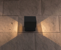 Уличный настенный светодиодный светильник TECHNO FOBOS 1607 LED графит