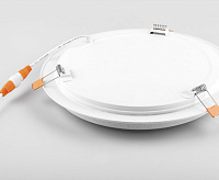Светильник встраиваемый 24W 4000K белый AL9050 сн/пр