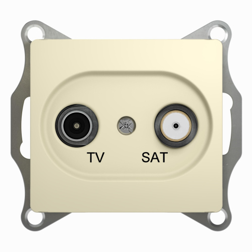GLOSSA Розетка TV-SAT беж GSL000297