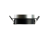 Светильник встраиваемый GX53 DL507 15W черный/серебро, круг