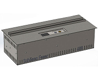 Электрический очаг Schones Feuer 3D FireLine 600 Pro стальной + синий цвет