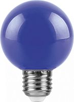 Лампа светодиодная  3W E27 LB-371 синий шар (Feron)