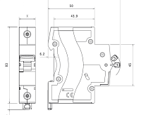 Выключатель авт. мод. 1п C 10А RX3 4,5кА Leg 419662