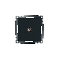 Катрин Розетка TV 1-ая черный GLS00-7108-05