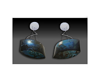 Подвесной светильник "Дружба" (Ночной пейзаж) сн/пр