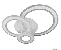 Люстра светодиодная "TRIPLEX ROUND" 108W R-700/600-WHITE/WHITE-220V-IP44