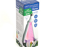 Fito лампа светодиодная 3-х лепестковая 30W E27, красно-синий спектр LB-7000
