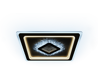 Люстра светодиодная CRYSTAL 120W 3000-6000K REV Ritter 52367 3