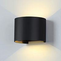 Настенный светодиодный светильник 1518 TECHNO LED BLADE черный IP54