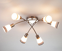 Люстра 30131/6 сатин - никель