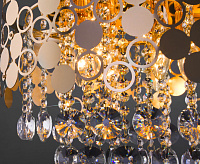 Подвесная люстра 10123/6 золото/прозрачный хрусталь Strotskis