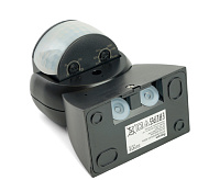 Датчик движения и освещенности  1200W 180гр  черный IP65 SEN18