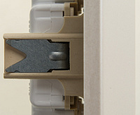 GLOSSA Розетка 2-ная б/з перламутр GSL000620