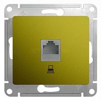 GLOSSA Фисташковая розетка компьютерная RJ45 GSL001081K