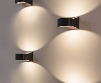 Настенный светодиодный светильник 1549 TECHNO LED BLINC черный IP54 сн/пр