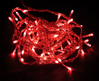 Гирлянда  20LED красный 3.6W IP20 шнур 1,5м 0,5мм CL02 26769 сн/пр