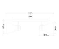Спот Arte Lamp MERCOLED A5049PL-2WH