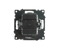 Катрин Выключатель 2-кл с подсветкой золото GLS10-7102-08