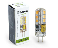Лампа светодиодная&nbsp;&nbsp;3W G4 12V 4000K LB-422 (Feron)
