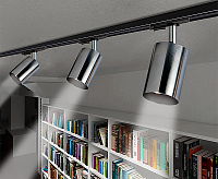 Трековый светильник PTR 26 GU10 CH (хром, компактный адаптор) IP20 Jazzway