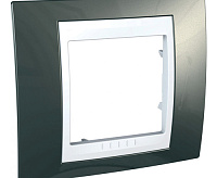 Рамка 1М UNICA шампань/хамелеон. MGU6.002.824 сн/пр