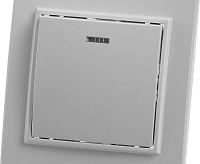 Эрна Выключатель 1-кл с подсветкой в сборе белый PSW10-9001-01